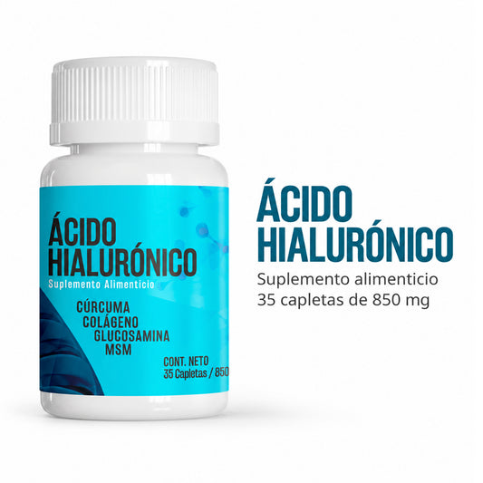SHANOVA ácido hialurónico presentación de 35 capletas de 850 mg