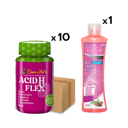 10 Acid H Flex + 1 Shampoo Femme