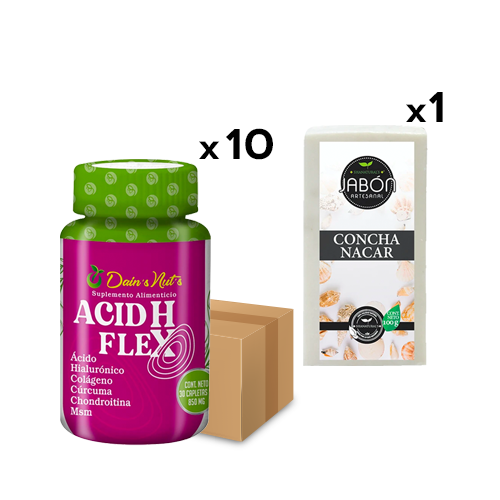 Promoción Febrero 10 acidhflex + 1 jabón gratis