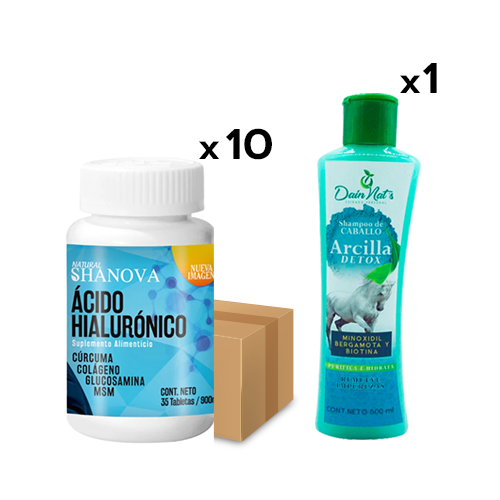 10 Ácido Hialurónico Novyt + 1 Shampoo