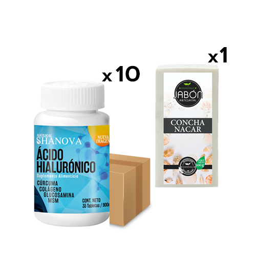 Promoción Febrero 10 shanova + 1 jabón gratis