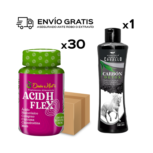 Promoción ENVIO GRATIS Febrero 30 Acidhflex + 1 shampoo