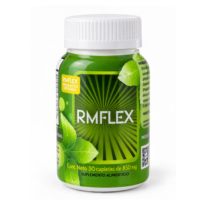 RMFLEX suplemento alimenticio en frasco de 30 capletas