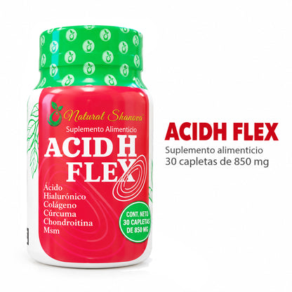 ACIDHFLEX suplemento alimenticio presentación de 30 capletas de 850 mg