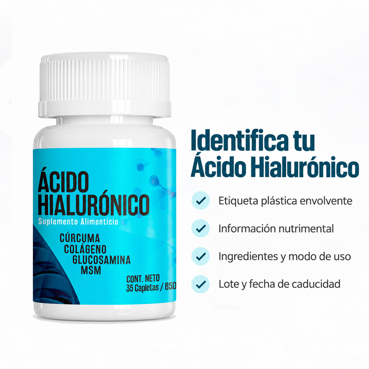 Elementos para identificar el producto SHANOVA y su presentación