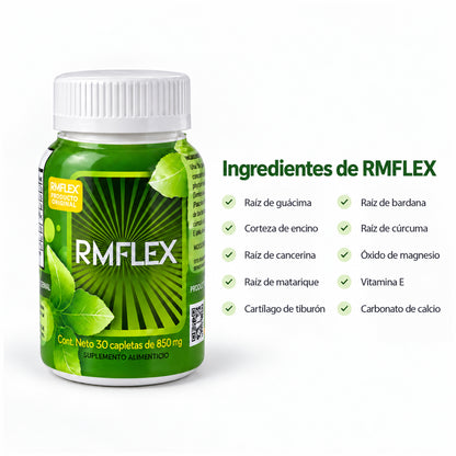 Ingredientes de RMFLEX suplemento alimenticio