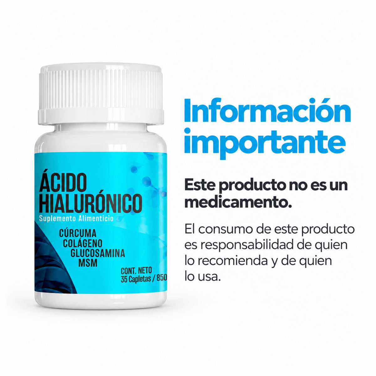 Información importante y advertencia de SHANOVA suplemento alimenticio