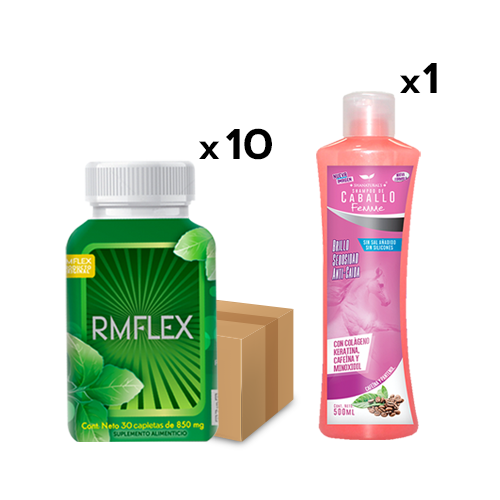 10 Rm + 1 Shampoo Femme