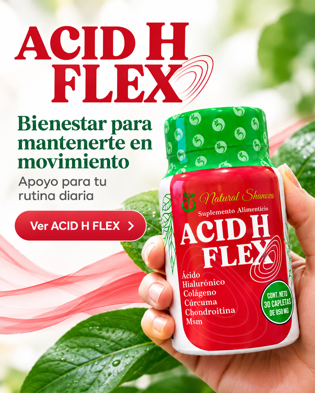ACID H FLEX suplemento alimenticio